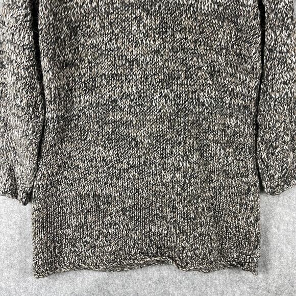 J Jill Pure Jill Long Cardigan Sweater Womens Large Gray Chunky Knit Wool Alpaca - Picture 13 of 15